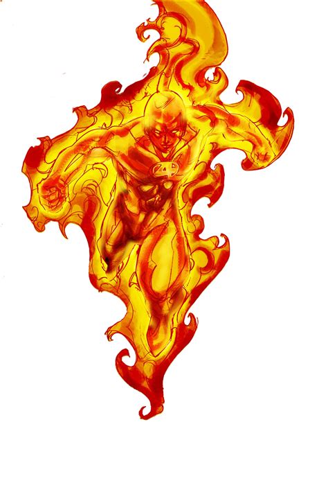 Human Torch Marvel Png Clip Art Library