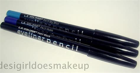 Desi Girl Does Makeup The Swatch Files La Colors Eyeliner Pencils In