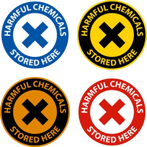 570 Hazardous Chemical Sign Stock Illustrations Royalty Free Vector