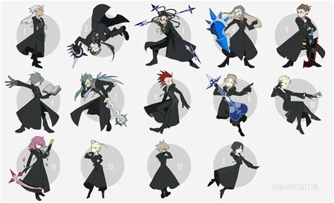 Kingdom Hearts Organization 13 Weapons