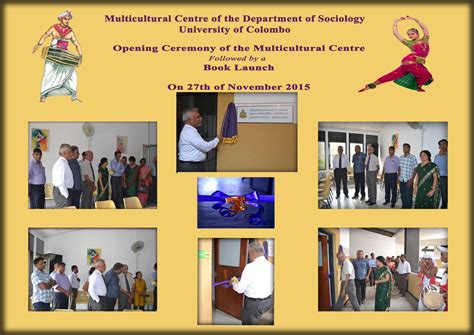 Opening Of Multicultural Centre At The Department Of Sociology