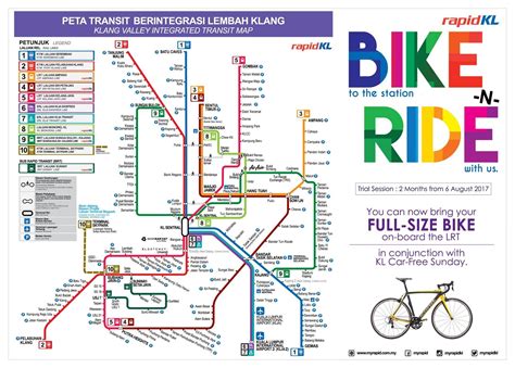 Rapid KL 50% OFF LRT, MRT, BRT & Monorail Fares Price Until 31 August 2017