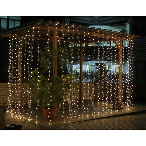 6mx3m Led Net String Light Curtain Lamp Christmas Xmas Festival Party