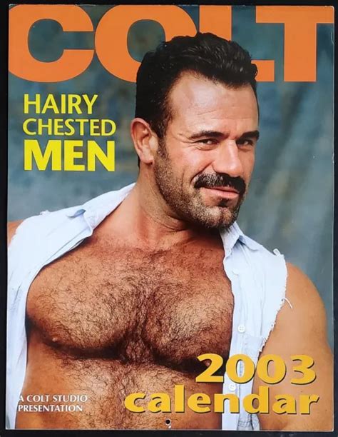 Vintage Colt Studios 1998 Hairy Chested Men Calendar Bears Gay Interest