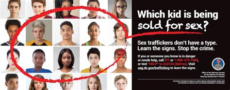 Human Trafficking Fact Sheet Attorney General Brian Schwalb