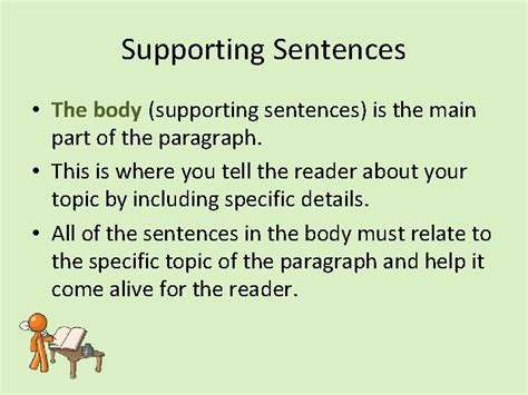 Writing The Paragraph Topic Sentence The Topic Sentence