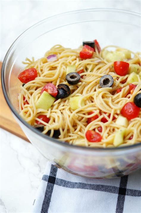 Easy Summer Spaghetti Salad