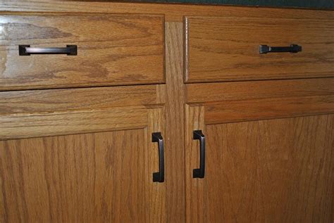 For this type of base cupboard, the measurements are usually 42 inches in height but a smaller depth. A Simple Switch: Changing Your Cabinet Hardware - Jenna ...