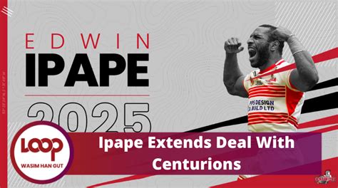 Papua New Guinea International Hooker Edwin Ipape Signs New Three Year