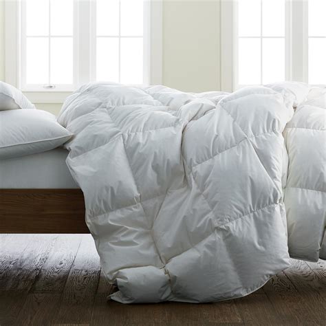 The Company Store Organic Cotton Medium Warmth White Twin Down Comforter C2v7 T White The Home