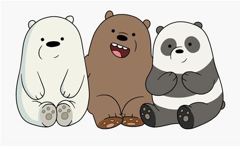 As bears start their day with their usual routine, they individually get caught into sticky situations; We Bare Bears , Transparent Cartoon, Free Cliparts ...
