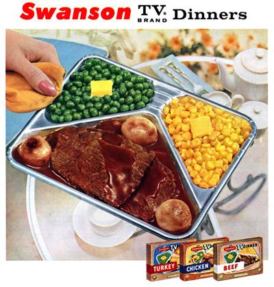 Satisfy your appetite with banquet mega bowls chicken fried beef steak. An Evening Meal: TV Dinner!