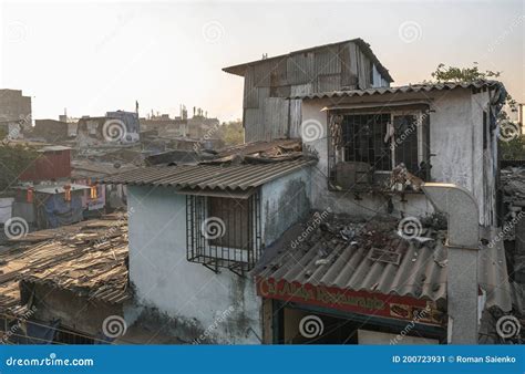 Dharavi Slum In Mumbai City Stock Image Image Of Historic Karnataka