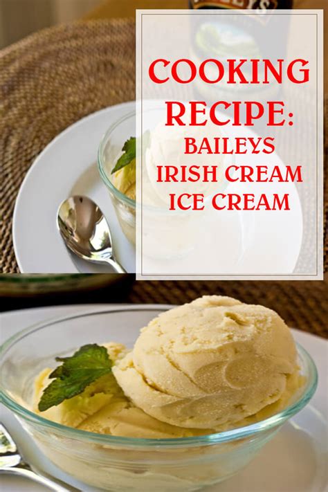 Baileys Irish Cream Ice Cream Recipe Housewives Hobbies