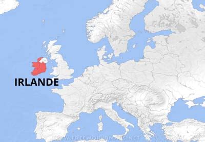 Sur carte du monde, vous trouverez toutes les cartes : Carte de l'Irlande