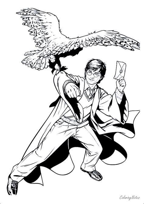 20 Harry Potter Coloring Pages Easy and Free - COLORING PAGES FOR KIDS