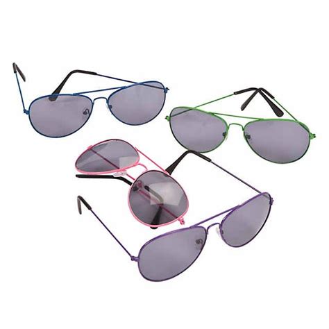 Bright Color Aviator Sunglasses Oriental Trading In 2020 Color Aviator Sunglasses Aviator