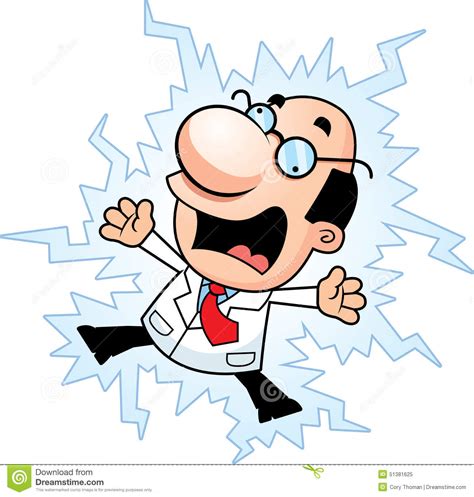 For the band, see electrocute (band). Cartoon Scientist Electrocuted Stock Vector - Illustration ...