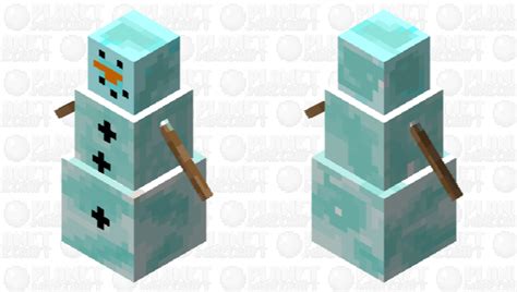 Happy Snowman Minecraft Mob Skin