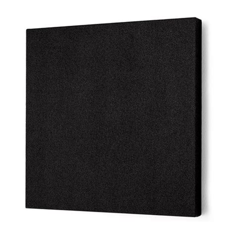 Acoustic panel POLY, square, 600x600x56 mm, black | AJ Products Ireland