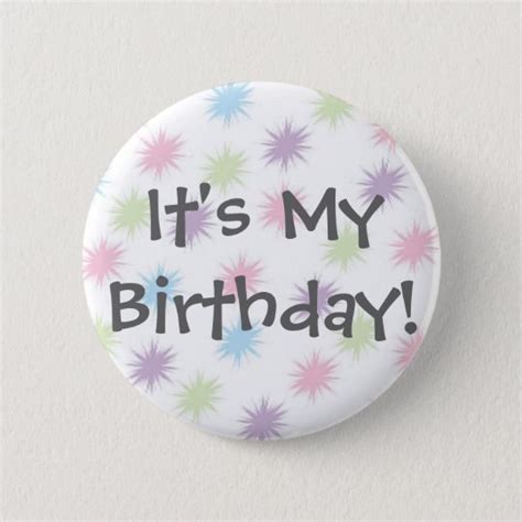 Its My Birthday Button