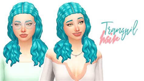 Tranquil Hair By Vikai Ts4 Package Sims 4 Characters Sims 4 Sims Mods