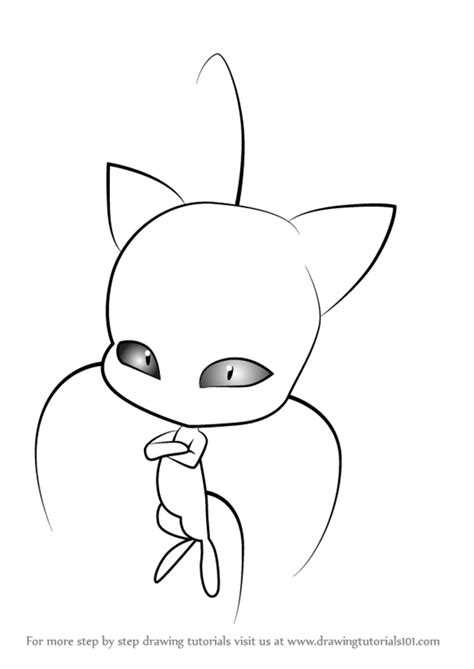 See more of teach english step by step on facebook. How to Draw Plagg Kwami from Miraculous Ladybug - DrawingTutorials101.com | Desenho ladybug ...