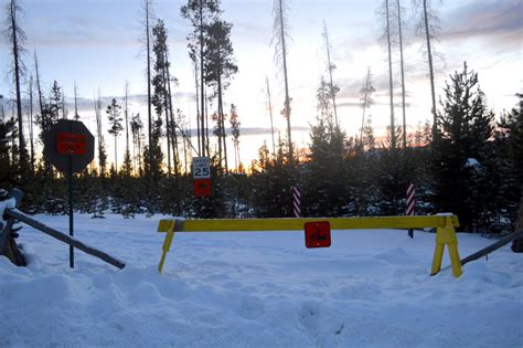 Access Denied Popular Snowmobile Trail Remains Closed