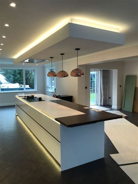 Lighting upgrades for drop ceiling fixtures come in two flavors: Best Philips Hue Scene Images | Kitchen ceiling design ...