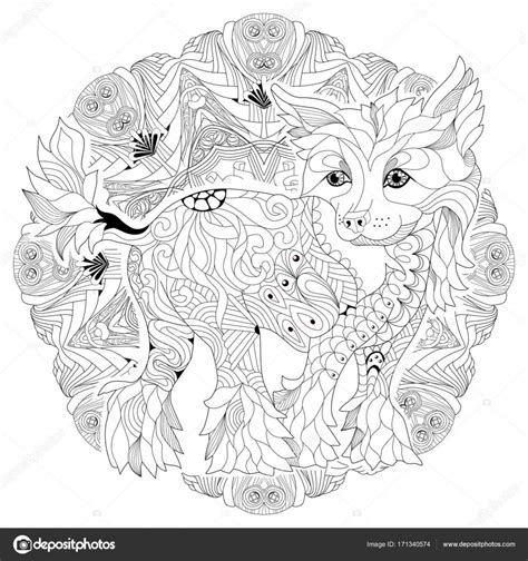 Desenhos de mandalas de animais para colorir - Atividades Educativas