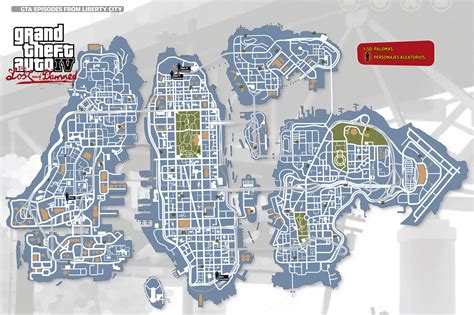 Grand Theft Auto Liberty City Map