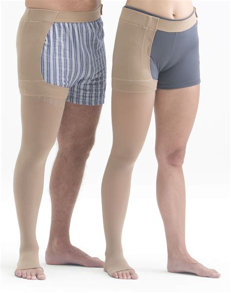 Mediven Plus Thigh High W Waist Attachment Left Leg Standard Length 40