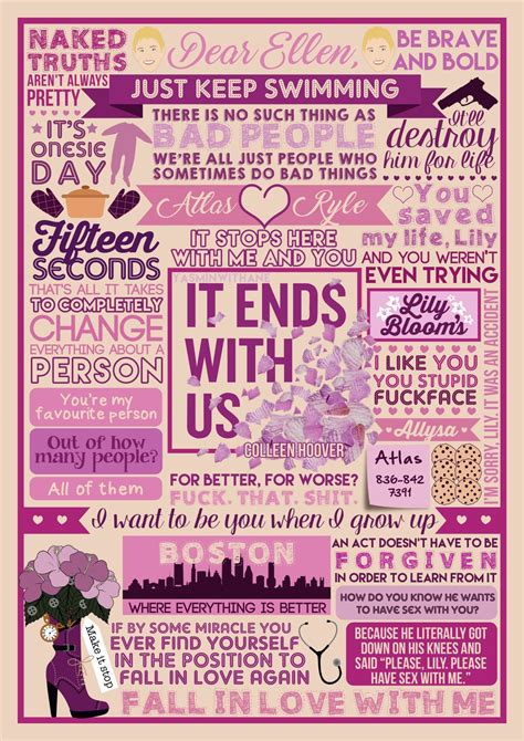 It Ends With Us By Colleen Hoover Romance Books Quotes Inspirational