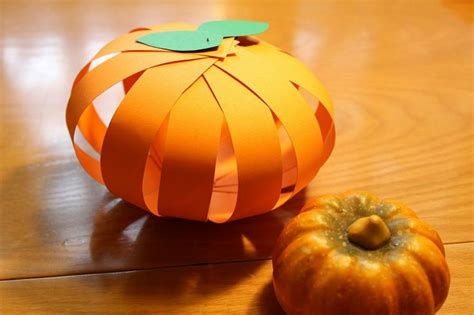 V Deo C Mo Hacer Una Calabaza De Papel Para Halloween Manualidades