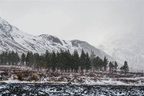 Scottish Highlands Near Glencoe Scotland Stock Photo Image Of