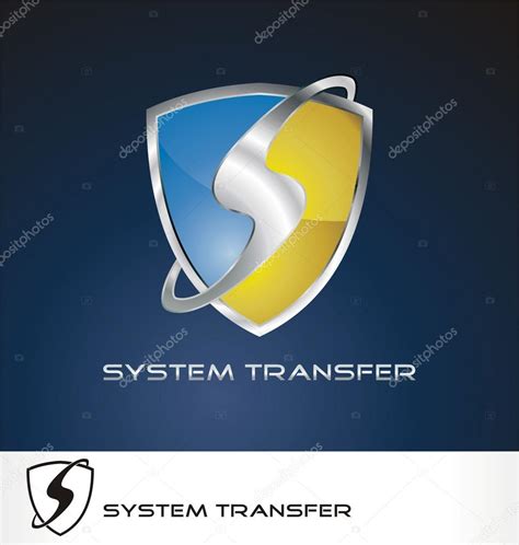 Vetor De Logotipo De Transferência De Sistema Imagem Vetorial De © Razvart 94711132