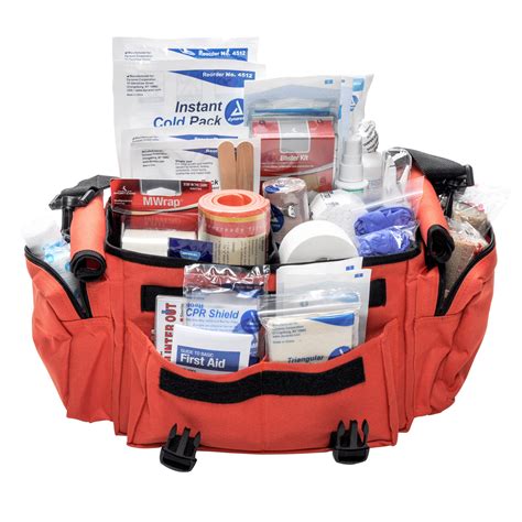 Lll secuperts first aid kit: Sports First aid Kit Orange Bag | MFASCO Health & Safety