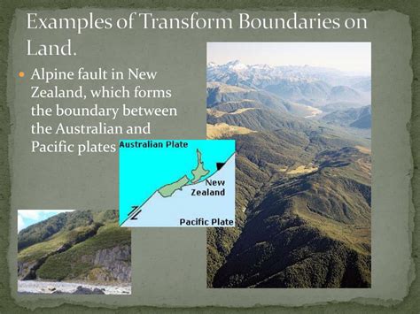 Geologic Features Of Transform Boundaries