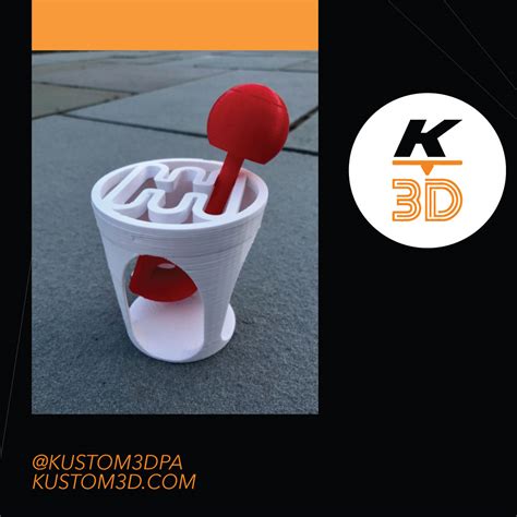 Cup holder stick shift – Kustom 3D