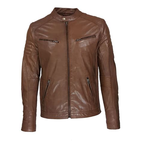 Les meilleurs prix en blousons pour moto cuir avec le meilleur service. blouson motard cuir homme marron