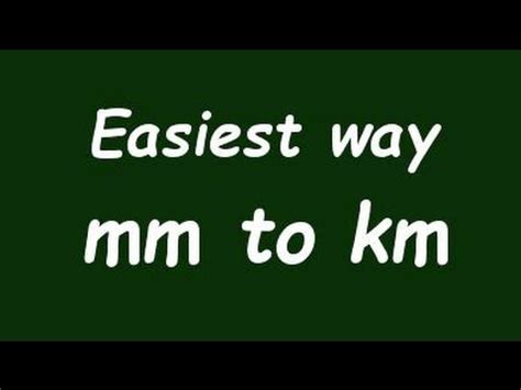 Millimeter is one the most commonly used units of length which equals to 1/1000th of a meter. Convert mm to Km ( milimeter to kilometer) with Example ...
