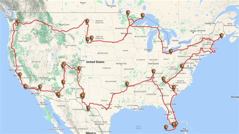 National Park Road Trip Map Best Event In The World Map Shows The Ultimate Us National Park