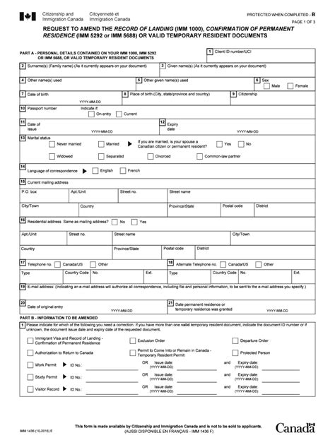 canada immigration application form pdf fill online printable fillable blank pdffiller