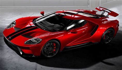 Toy sports car in countryside two red and blue racing car on the race track. 2017 Ford GT: Top 10 Color Combinations From The New Ford ...