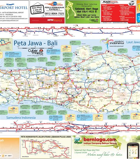 Serta pada bagian selatannya berbatasan dengan samudera hindia dan bagian timurnya berbatasan dengan selat bali. Peta Mudik Lebaran 2012