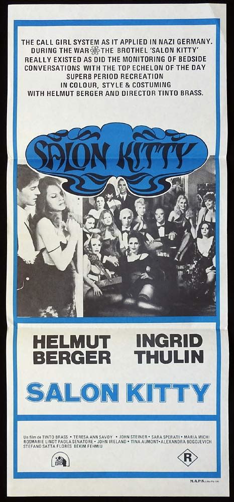 Salon Kitty Original Daybill Movie Poster Helmut Berger Tinto Brass Moviemem Original Movie