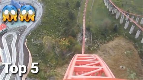 Top 5 Scariest Roller Coasters In The World Youtube