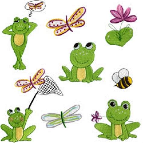 Free Frog Embroidery Designs Embroidery Designs Embroidery Patterns