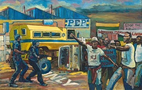 Willie Bester Protest 1990 Mutualart