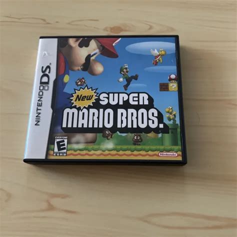 New Super Mario Bros Nintendo Ds Authentic Case Box Only 299